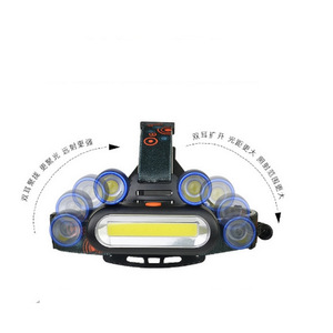 ไฟหน้าแบบ COB 2x18650 ชาร์จไฟได้ผ่าน USB สำหรับใช้งานกลางแจ้งและไฟฉุกเฉิน - Product Image 2