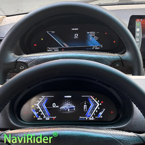 แผงหน้าปัดดิจิตอลสำหรับ BMW ซีรีส์ 3 E46 ปี 1998-2006 จอ LCD แสดงผลแบบ Virtual Cockpit พร้อม GPS มาตรวัดความเร็ว นาฬิกา และมาตรวัดรอบเครื่องยนต์ - Product Image 1