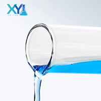 Silinder Ukur Kaca Pyrex Anti-korosi Laboratorium Kimia 10ml~2000ml dengan Penutup, Silinder Kaca untuk Air