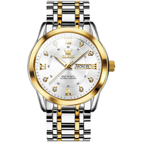 Nouveautés Montres Sport Quartz 5513 pour Hommes, Bracelet en Acier Inoxydable 20mm, Aiguilles Lumineuses, Date Automatique, Montre Business