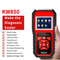 KW850 outils de diagnostic de voiture OBD2 complets OBD 2 Scanner automatique vérifier le moteur capteur O2 Test de batterie lecteur de Code OBDII