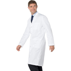 Blouse de laboratoire médicale chimique de mode blanche pour hommes - Product Image 2