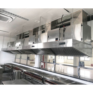 Hotte de cuisine professionnelle avec moteur, vente en gros d'usine pour restaurants, hotte d'extraction pour cuisines chinoises - Product Image 1