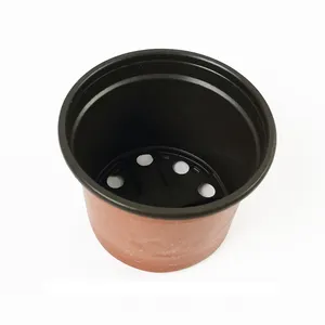 Vertak succulents planter seed double colour hollow bottom cheap flower pots for sale