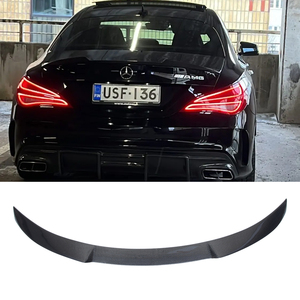 สปอยเลอร์หลังคาร์บอนไฟเบอร์ทรง CS สำหรับ W117 C117 ปี 2013-2019 - Product Image 1