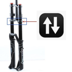 Himalo Xuống Dốc Softail 26/27.5Inch Xe Đạp Phía Trước Ngã Ba 170Mm Du Lịch Nhôm MTB Dh AM Xe Đạp Ngã Ba Xe Đạp Xe Đạp Treo Ngã Ba - Product Image 5