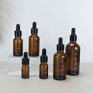 5ml 10ml 20ml 30ml 50ml 100ml 120ml Matte Frosted Amber Black Glass Dropper Bottle Essential Oil Bottles - Product Image 3