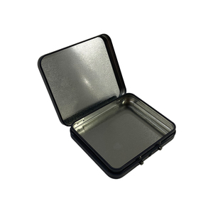 91*76*14mm Pre 7pcs Roll <b>Food</b> Grade CR <b>Tin</b> <b>Dog</b> Walker Airtight Child Resistant <b>Tin</b> Box Custom Child Proof <b>Tin</b> with Button - Product Image 3