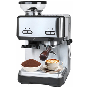 เครื่องชงกาแฟเอสเพรสโซ Anbolife 1250W 20 บาร์ พร้อมเครื่องบดเมล็ดกาแฟในตัว ควบคุมด้วยระบบดิจิตอล รองรับ OEM&ODM พร้อมถังน้ำขนาด 2.6 ลิตร - Product Image 4