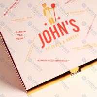 Boîtes à pizza ondulées de qualité alimentaire en gros, prix d'usine, conception personnalisée, écologiques, recyclables, durables, jetables, pour sucre et nouilles
