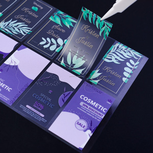 Tem nhãn decal PVC vinyl chống nước, cắt theo yêu cầu, có logo kim tuyến, dùng làm quà tặng khuyến mãi, in ấn - Product Image 4