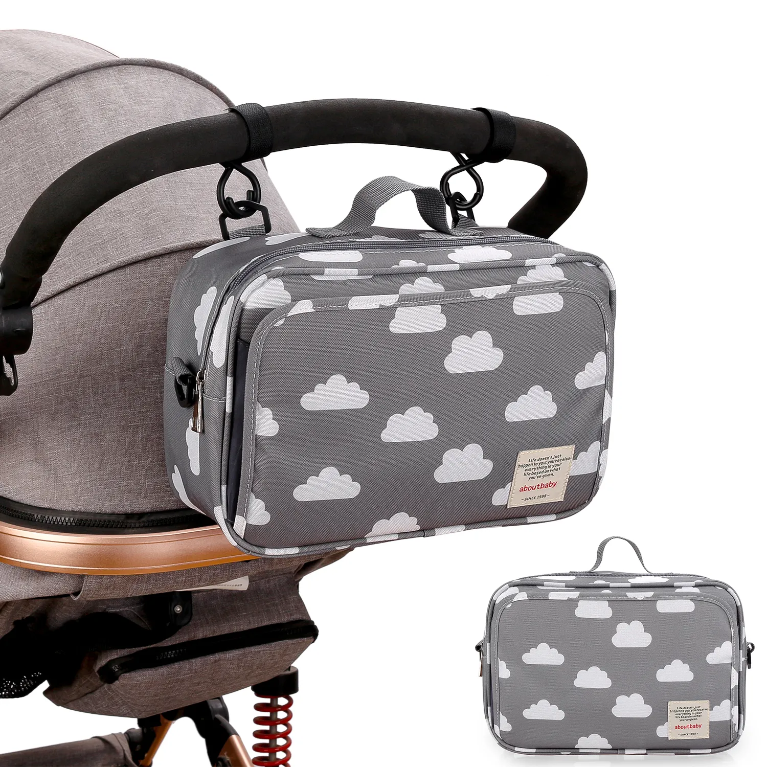 Nieuwe Stijl Waterdichte Luiertas Grote Capaciteit Mama Reistas Multifunctionele Moederschap Moeder Kinderwagen Tassen Organizer