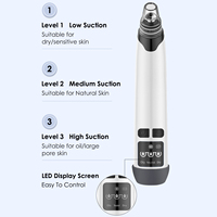 Extracteur de points noirs électrique en silicone avec fonction chauffante pour le traitement de l'acné et le nettoyage des pores du visage