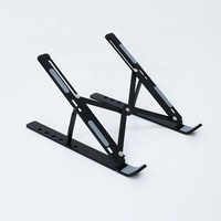 Support portable pliable pour ordinateur portable, en aluminium pour refroidissement, rehaussement de bureau