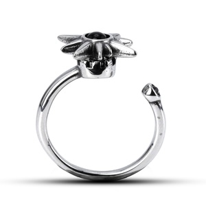 Bagues Fidget Boussole Soleil Ajustables en Acier Inoxydable 316L Étanche, Bijoux Nautiques Vintage avec Pierre Noire pour Hommes et Femmes - Product Image 4