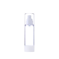 Flacon Pompe Airless en Plastique Mat pour Lotion, Sérums et Cosmétiques, Sérigraphié, 15ml/30ml/50ml, Vente en Gros pour Fabricants
