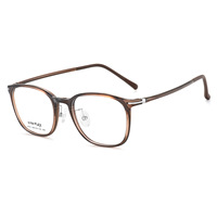 Baishifen 1510LS Montures de lunettes carrées en plastique-acier de haute qualité, ultra-légères, verres AC, confortables, petite monture