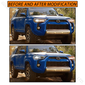 Sindar tự động dẫn đèn pha lắp ráp đầu đèn phụ kiện 12V 6000K cho Toyota 4 Runner 2014 2022 phong cách mới đèn LED - Product Image 3