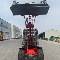 Prix d'usine CE EPA 4x4 Mini-chargeuse frontale, mini-chargeuse agricole sur roues, pelle rétrocaveuse sur roues certifiée CE