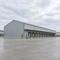 Grande structure en acier pour entrepôt, isolation acoustique, résistance à la corrosion, atelier métallique, stockage, usine logistique