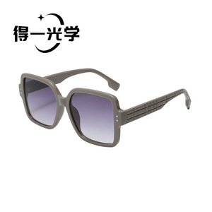 De Yi <b>Optics</b> Square Sunglasses Black Pc Frame Uv400 For Women Outings Cycling <b>Driving</b> - Product Image 3