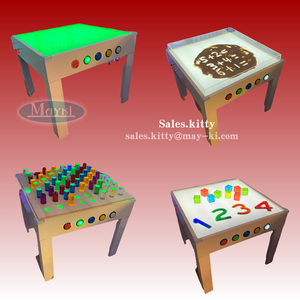 Equipo de Entrenamiento de Integración Sensorial para Autismo, Luces LED de Juego, Caja Sensorial, Juegos Sensoriales, Sandbox de <span class=keywords><strong>Graffiti</strong></span> Limpiable - Product Image 2