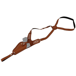 Fabricants Sac étui à bandoulière simple en cuir de vachette pour aisselles de taille droite Sac universel à sangle arrière oblique - Product Image 2