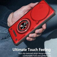 Casing Ponsel Baru dengan Ring Holder untuk Honor X9C X8C 4G, Anti Benturan, Pelindung Kamera Geser, Penutup Belakang Ponsel