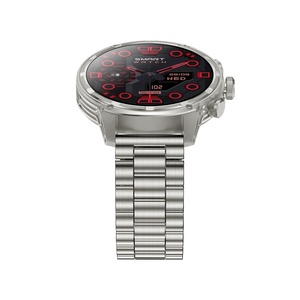 V99 Outdoor Smartwatch with Metal Strap 1.85" HD Display BT Call <b>Flashlight</b> 100+ Sports Modes Health Tracker for Men IOS Android - Product Image 5