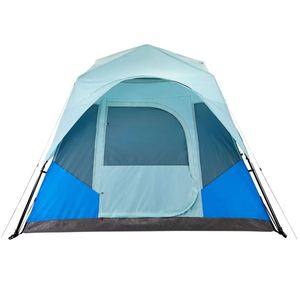 Tente de camping portable à une chambre, ultra-légère, double couche, à support direct, toutes saisons, enduite argentée, coupe-vent, 1500-2000 mm - Product Image 4