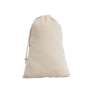 Sacs en toile de coton calicot en gros, couleur naturelle, avec cordon de serrage, pour enfants, sacs cadeaux promotionnels - Product Image 3