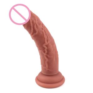 Flüssiges Silikon Mini Phallus Weicher <span class=keywords><strong>Dildo</strong></span> für Frauen Erwachsenen-Feminine Produkte Masturbator-Stick - Product Image 1