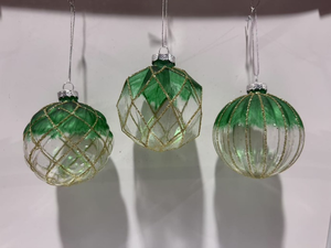 Palline di <span class=keywords><strong>Natale</strong></span> in Vetro Irregolari, Decorazioni Natalizie Appese, Ornamenti per Albero di <span class=keywords><strong>Natale</strong></span>, Forma Personalizzata Disegnata a Mano - Product Image 6