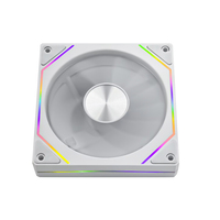 Ventilateurs de boîtier PC 120 mm à LED, dissipateur thermique en aluminium, 4 broches, refroidisseur de jeu, style prisme, roulement fluide – Vente chaude