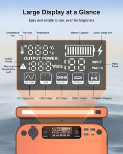 Station d'alimentation portable Piforz Safe LiFePO4 600W, générateur de secours pour le camping - Product Image 6