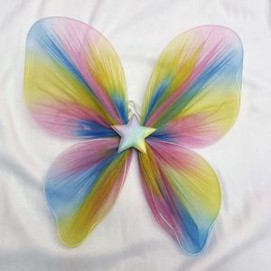 Princesse Cosplay Costume habiller filles jupe courte ailes de papillon ailes de fée ailes fête habiller ensemble - Product Image 5