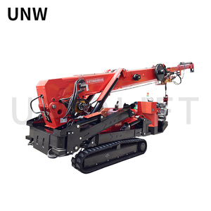 Trung Quốc nhà máy 2ton Crawler Spider Crane với thủy lực bùng nổ Lift bay JIB Telescopic nhỏ Spider Crane để bán - Product Image 2