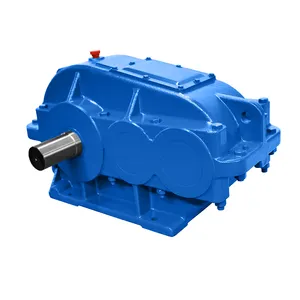 ZQA Series Low Price High Torque Cylindrical Helical Gear Speed Reducers with Electric Motor