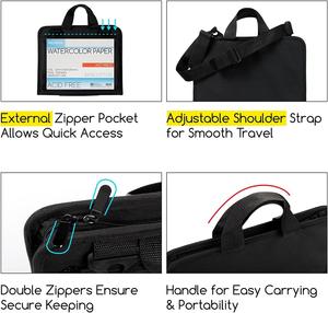 Sac à dessin classique à fermeture éclair OEM - Étanche, léger, portable, pour les voyages en plein air, grand format - Product Image 2