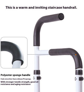 Andador con Asistencia para Subir Escaleras de Altura Ajustable y Fácil Instalación, Muletas para Personas Mayores, Pasamanos para Escaleras, Andador con Ruedas para Subir Escaleras - Product Image 6