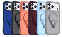 Coque de téléphone multifonction avec protection à 360° ° Support rotatif pour iPhone 18 17 16 15 Pro Max, coque de téléphone magnétique antichoc, accessoires