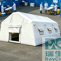 inflable impermeable de despliegue rápido para emergencias y rescate destinada a albergues de emergencia y hospitales de campaña