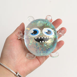 Adorables Bolas <span class=keywords><strong>de</strong></span> Azúcar con Forma <span class=keywords><strong>de</strong></span> <span class=keywords><strong>Monstruo</strong></span>, Juguete Sensorial Antiestrés <span class=keywords><strong>de</strong></span> Ascenso Lento, Juguete Sensorial Relajante para Apretar - Product Image 6