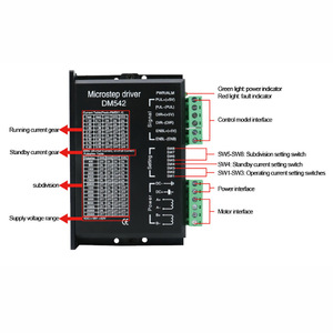 Controlador de Motor Paso a Paso Híbrido Nema23 <span class=keywords><strong>TB6600</strong></span> DM542 DM556 DM556D, Módulo de Accionamiento para Grabado CNC - Product Image 6