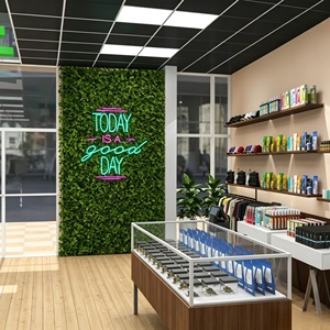 Custom Full Vision Showcase Smoke Shop Decoration Wholesale Dispensary Store Fixtures Showcase Hookah Display Stand - Product Image 5