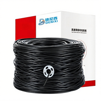 DENIXI Factory Custom CAT6 Cable de red Nuevo tipo 23AWG Aleación Conductor de cobre sin oxígeno Cable Ethernet