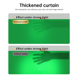 Kit de studio photo avec écran <span class=keywords><strong>vert</strong></span> pliable 2,4x4m, peint par pulvérisation, <span class=keywords><strong>pour</strong></span> chromakey, avec cadre de fond - Product Image 2