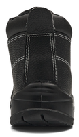 Bottes de sécurité mi-montantes ACE avec lacets, embout en acier pour la semelle intermédiaire, tige en cuir de buffle véritable, semelle double densité PU/TPU à mémoire de forme