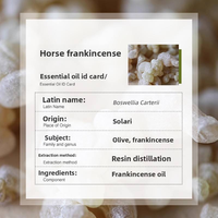 Huile Essentielle de Boswellia Carterii Somalienne 100% Pure et Biologique pour la Méditation, le Soulagement du Stress, la Relaxation et l'Arôme de Frankincense pour Diffuseur