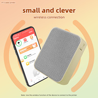 Imprimante à transfert thermique portable P15 Mini imprimante d'autocollants sans fil pour un usage domestique prend en charge les codes-barres d'étiquettes Max 15mm